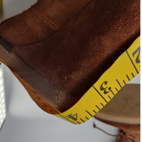 Vintage Y2K Steve Madden wedge boots sz 7.5/38 - Picture 7 of 9